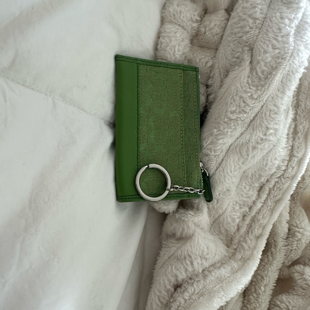 Coach Green card Wallet